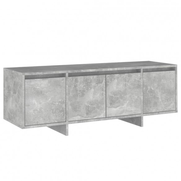 Meuble TV Gris béton 120x30x40,5 cm Aggloméré