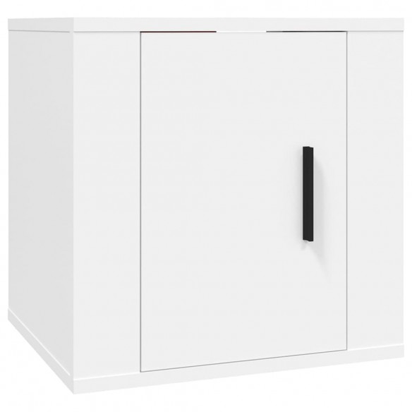 Ensemble de meubles TV 7 pcs Blanc Bois d'ingénierie