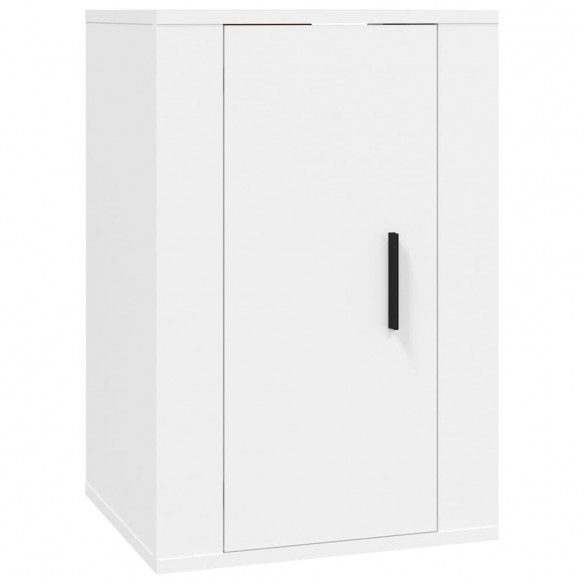 Ensemble de meubles TV 3 pcs Blanc Bois d'ingénierie