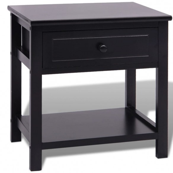 Table de chevet Bois Noir