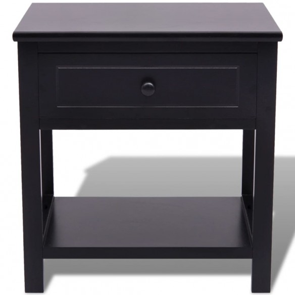 Table de chevet Bois Noir