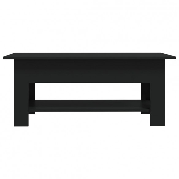 Table basse Noir 102x55x42 cm Aggloméré