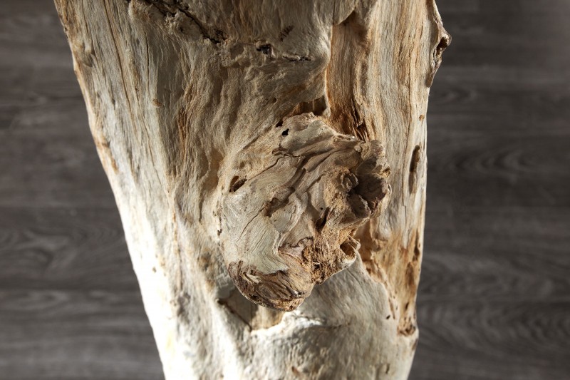 Lampadaire en bois flotté coloris beige