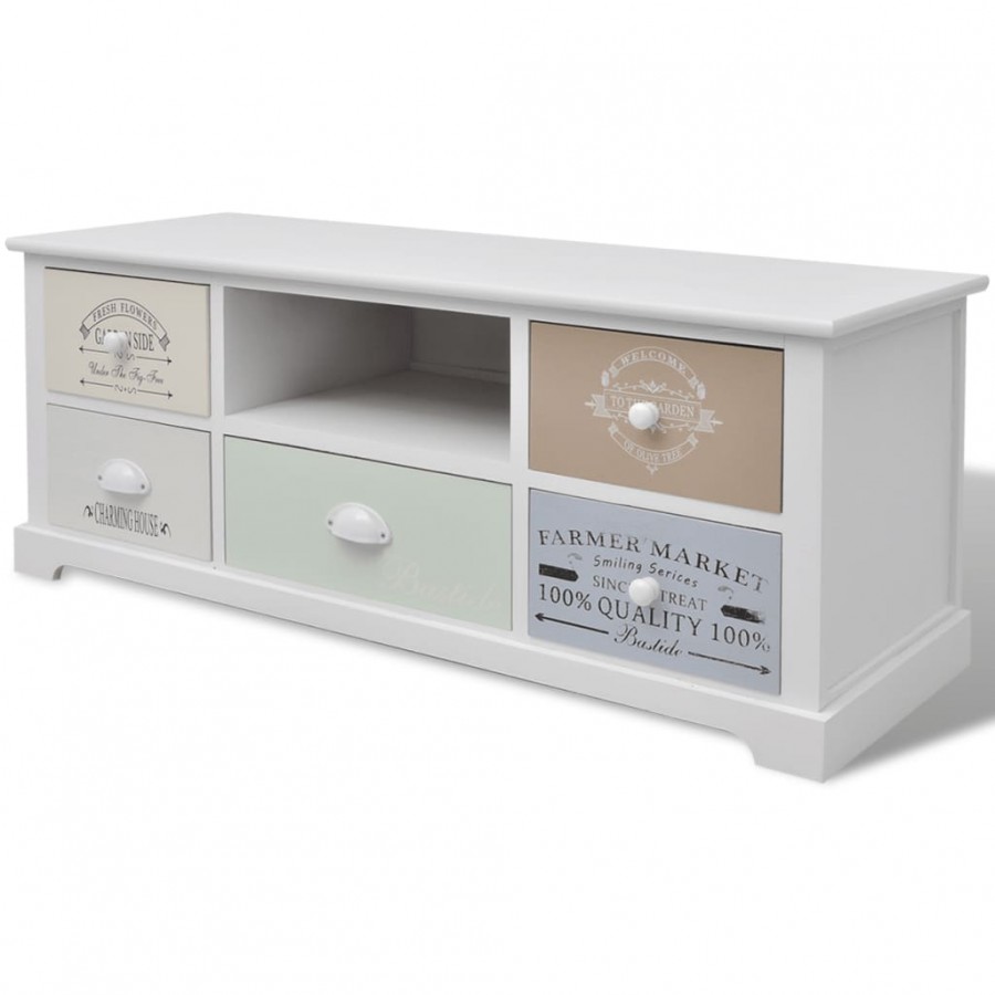 Meuble TV en style français Bois Meuble TV en style français Bois