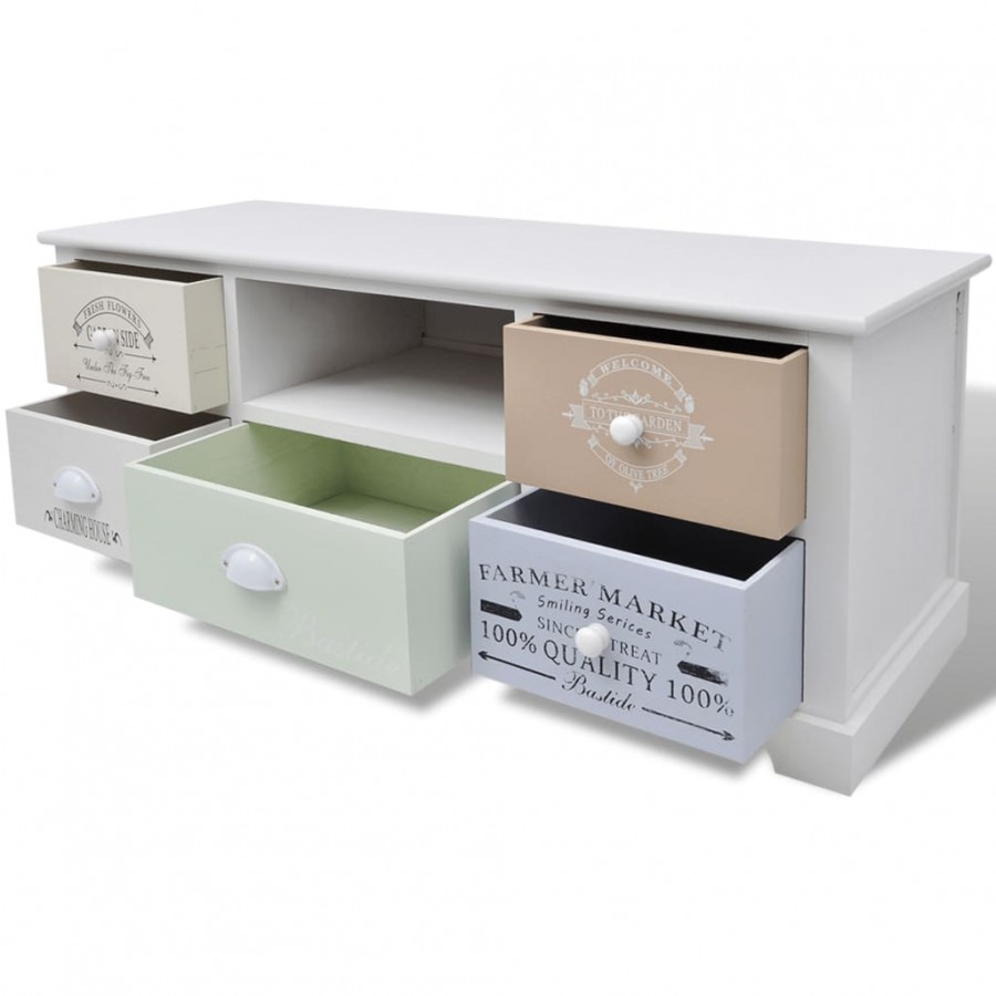 Meuble TV en style français Bois Meuble TV en style français Bois