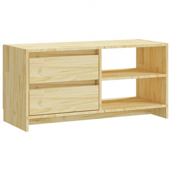 Meuble TV 80x31x39 cm bois de pin massif