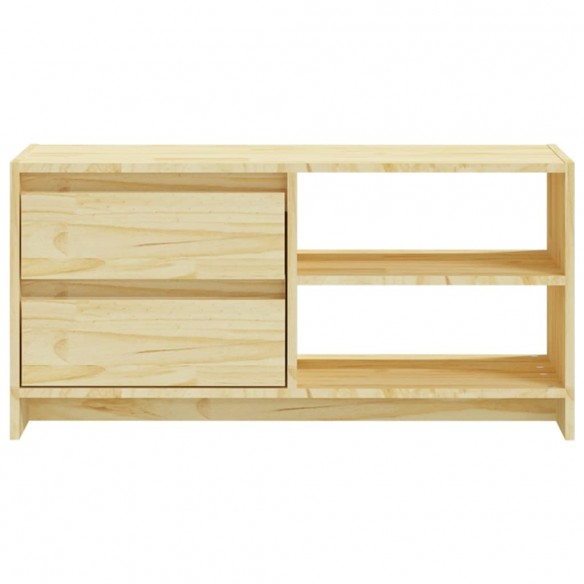 Meuble TV 80x31x39 cm bois de pin massif