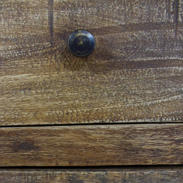 Table de chevet Bois de récupération massif 40 x 30 x 51 cm