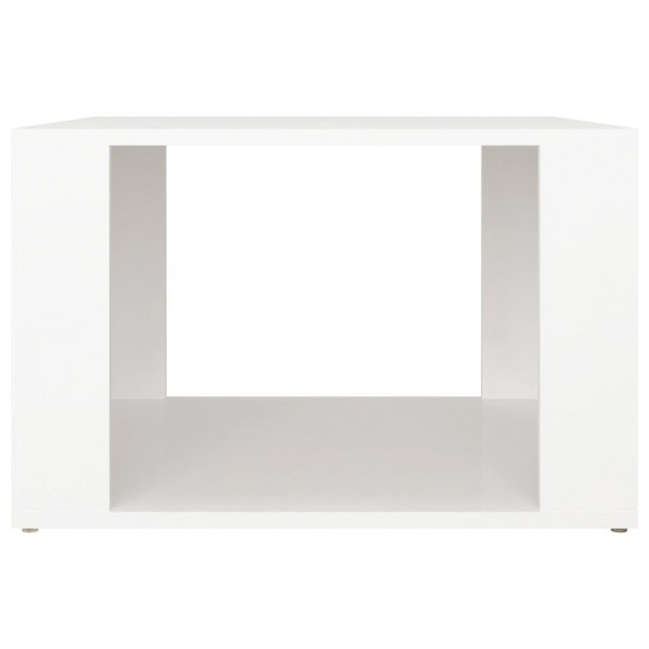 Table de chevet Blanc 57x55x36 cm Bois d’ingénierie