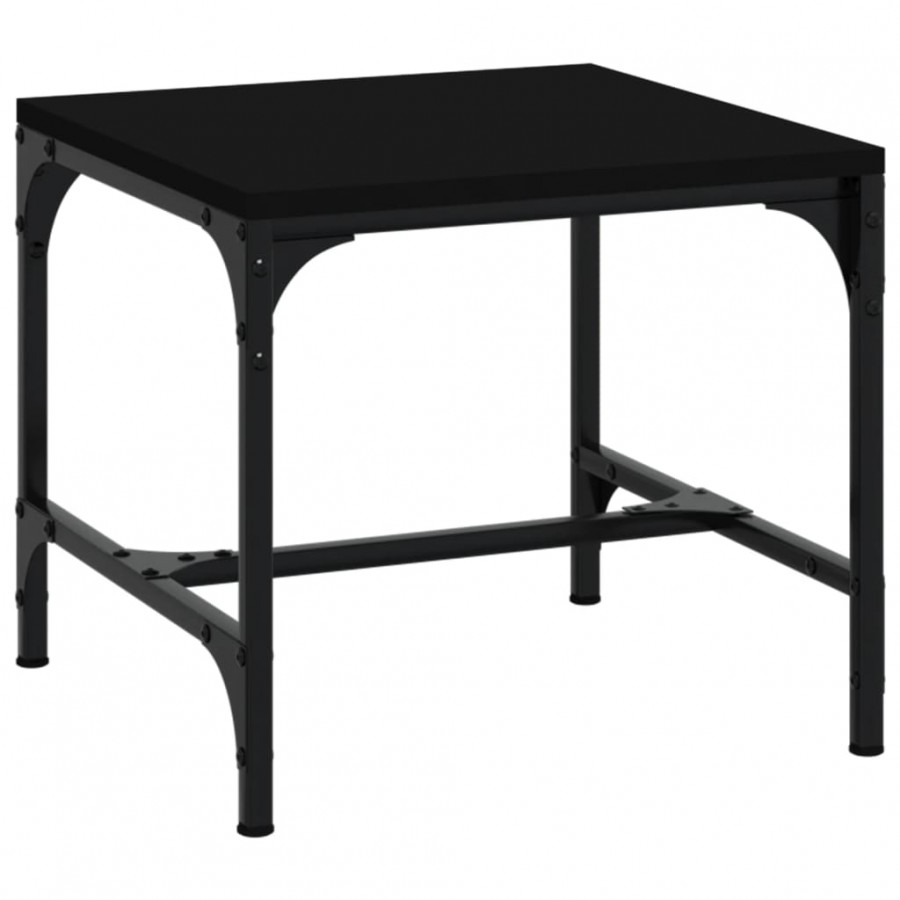 Table d'appoint Noir 40x40x35 cm 