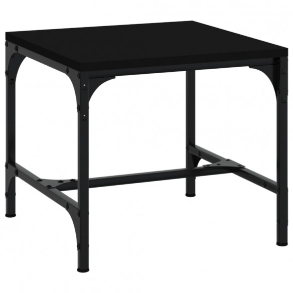 Table d'appoint Noir 40x40x35 cm Bois d'ingénierie