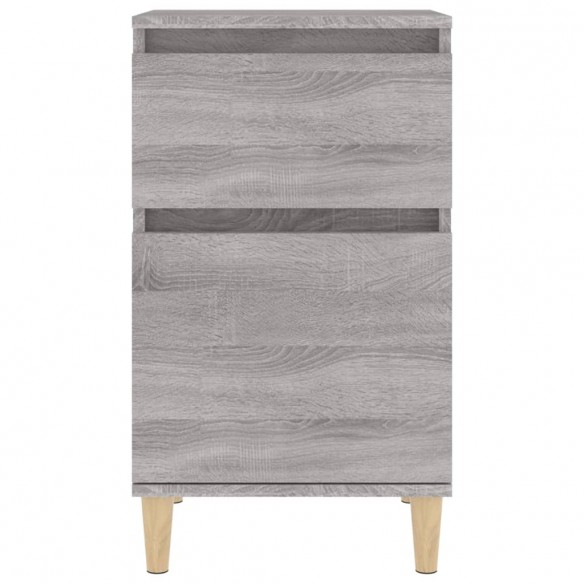 Table de chevet sonoma gris 40x35x70 cm