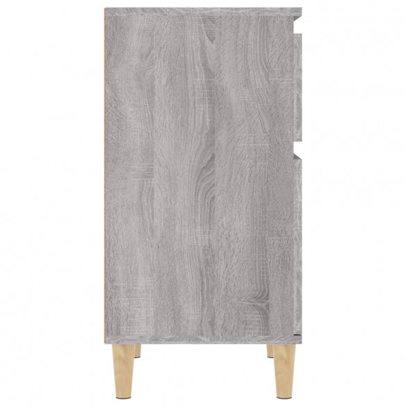 Table de chevet sonoma gris 40x35x70 cm