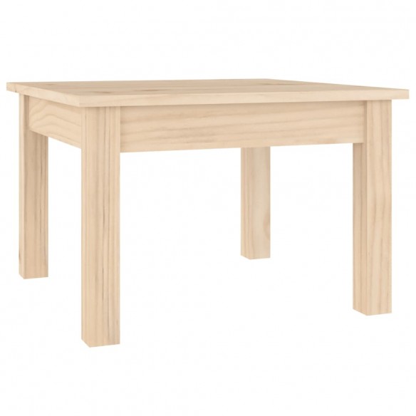 Table basse 45x45x30 cm Bois massif de pin