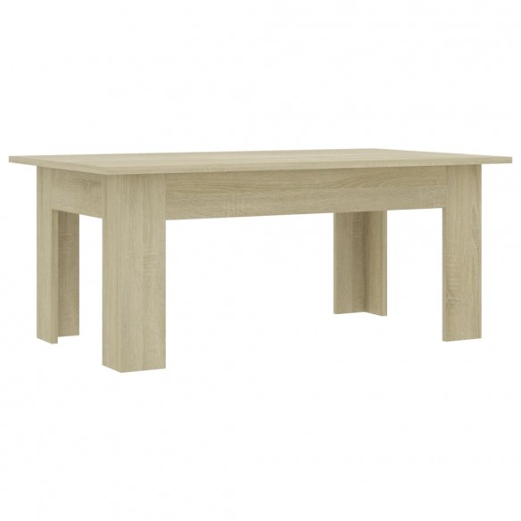 Table basse Chêne sonoma 100x60x42 cm Aggloméré