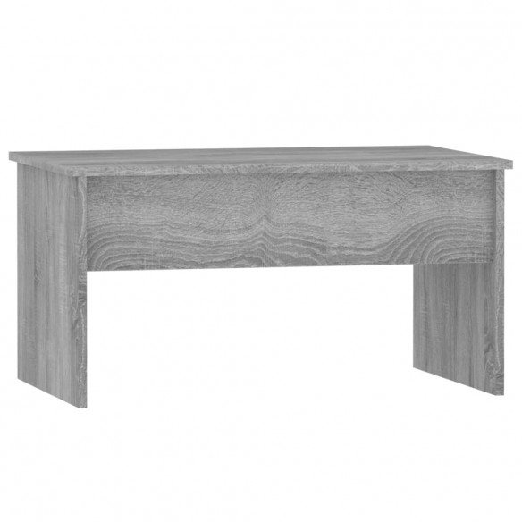 Table basse Sonoma gris 80x50,5x41,5 cm Bois d'ingénierie