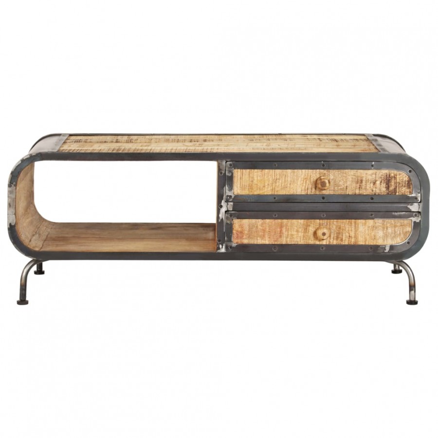 Table basse 100 x 50 x 35 cm Bois de manguier massif Table basse 100 x 50 x 35 cm Bois de manguier massif