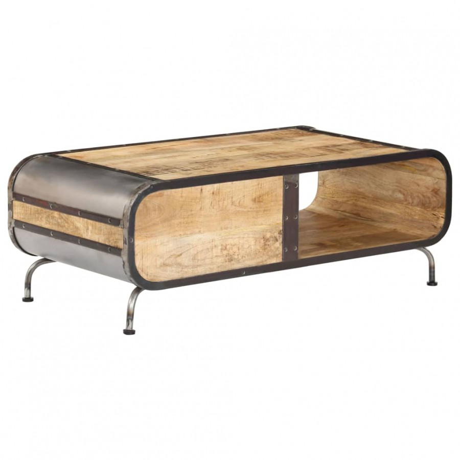 Table basse 100 x 50 x 35 cm Bois de manguier massif Table basse 100 x 50 x 35 cm Bois de manguier massif