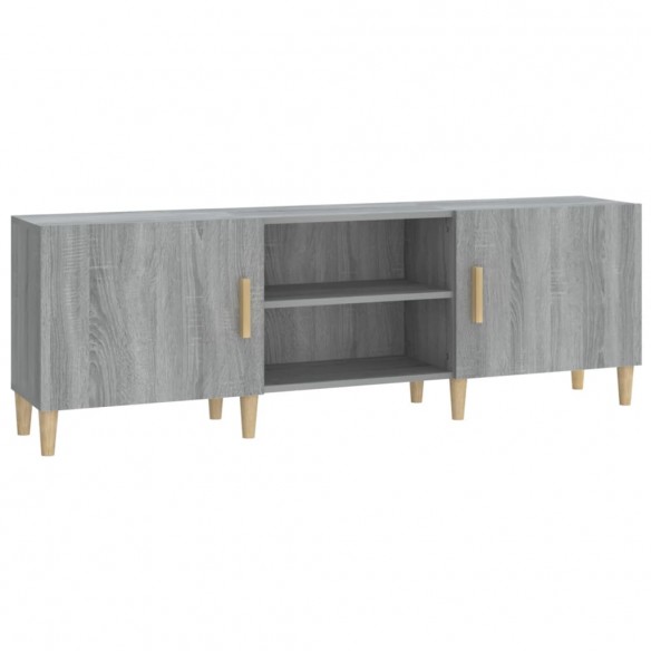 Meuble TV Sonoma gris 150x30x50 cm Bois d'ingénierie