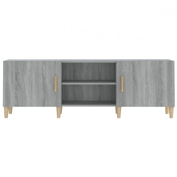 Meuble TV Sonoma gris 150x30x50 cm Bois d'ingénierie