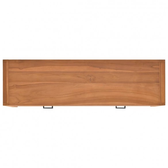 Meuble TV 140x40x45 cm Bois de teck