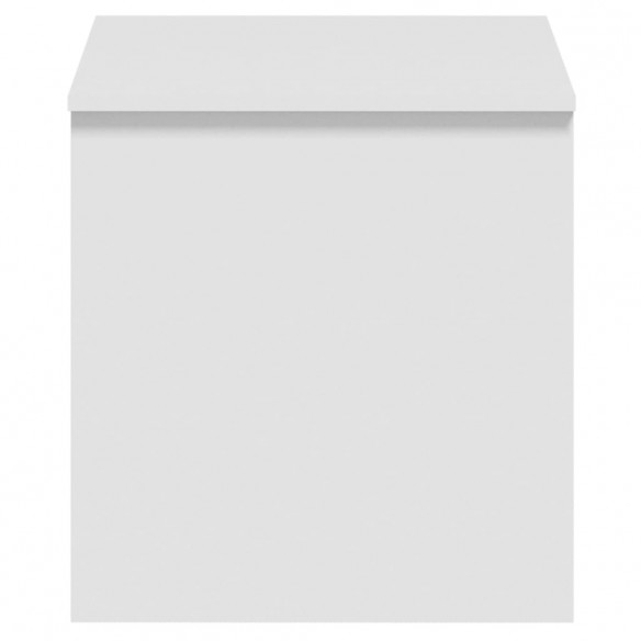 Table basse Blanc 102x50,5x52,5 cm Bois d'ingénierie