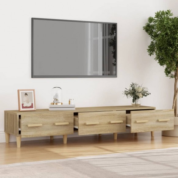 Meuble TV Chêne sonoma 150x34,5x30 cm Bois d'ingénierie