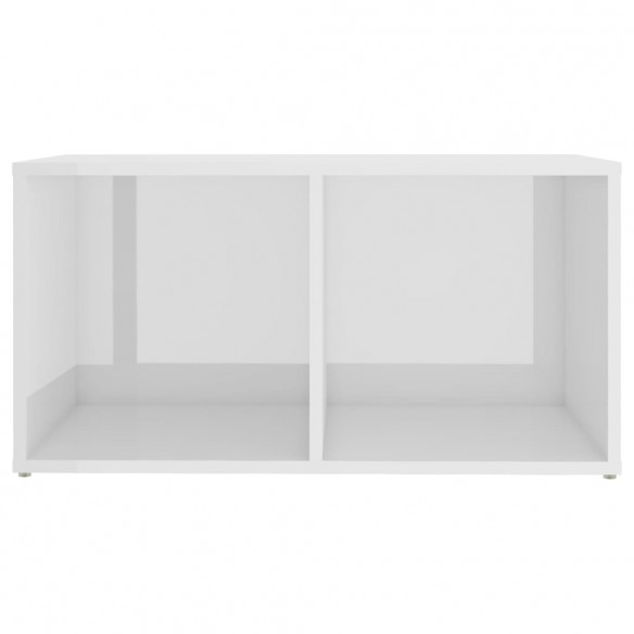 Meubles TV 2 pcs Blanc brillant 72x35x36,5 cm Aggloméré