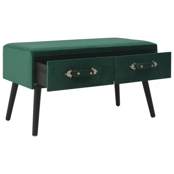 Table basse Vert 80x40x46 cm Velours