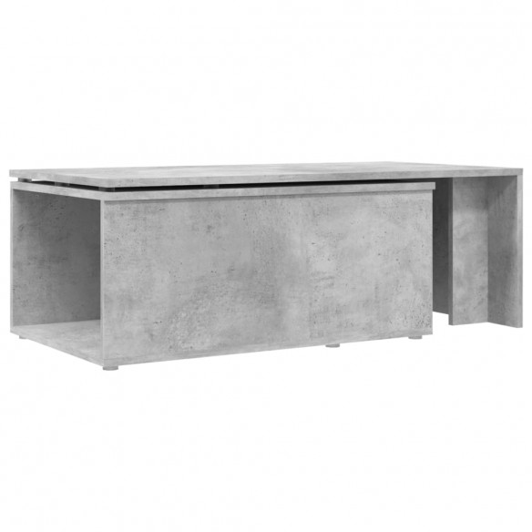 Table basse Gris béton 150x50x35 cm Aggloméré