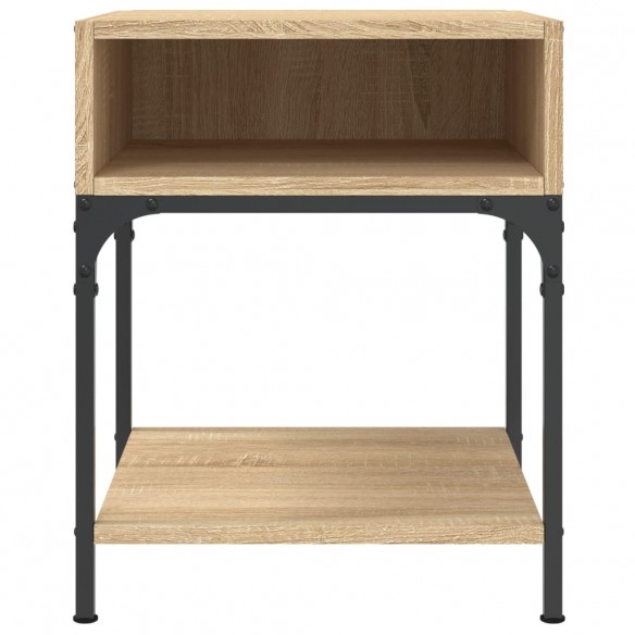 Table de chevet chêne sonoma 40x41x50 cm bois d'ingénierie