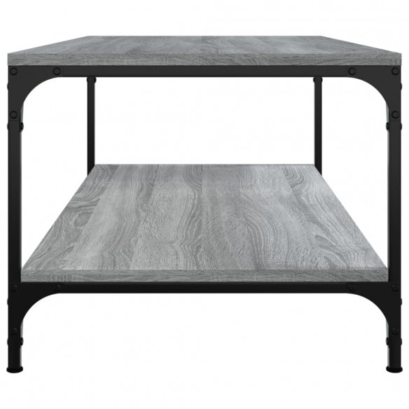 Table basse Sonoma gris 100x50x40 cm Bois d'ingénierie