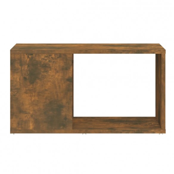 Meuble TV Chêne fumé 60x24x32 cm Bois d'ingénierie