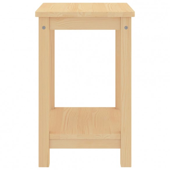 Table de chevet Bois clair 35x30x47 cm Bois de pin massif