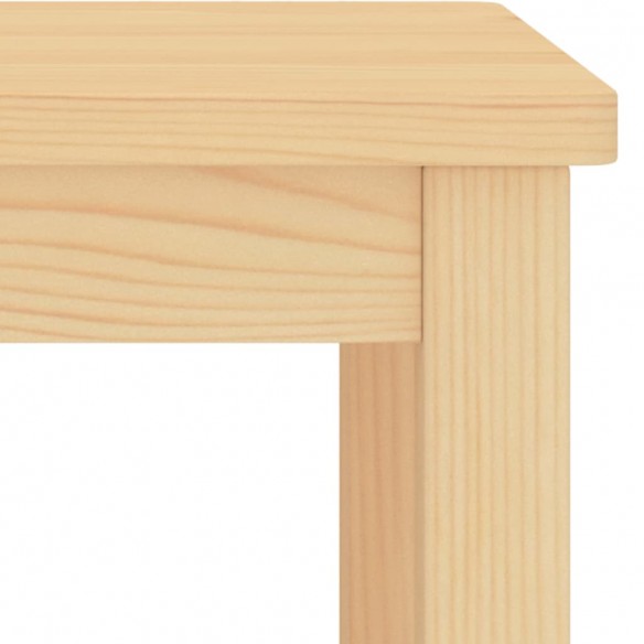 Table de chevet Bois clair 35x30x47 cm Bois de pin massif