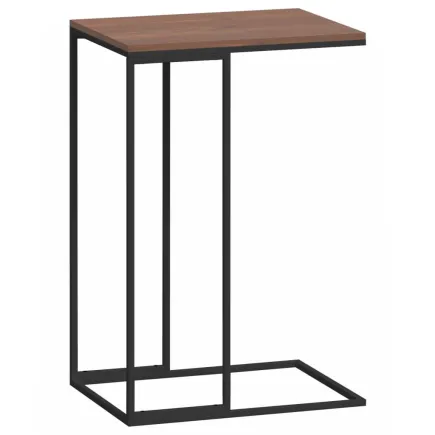 Table d'appoint Noir 40x30x59 cm  2