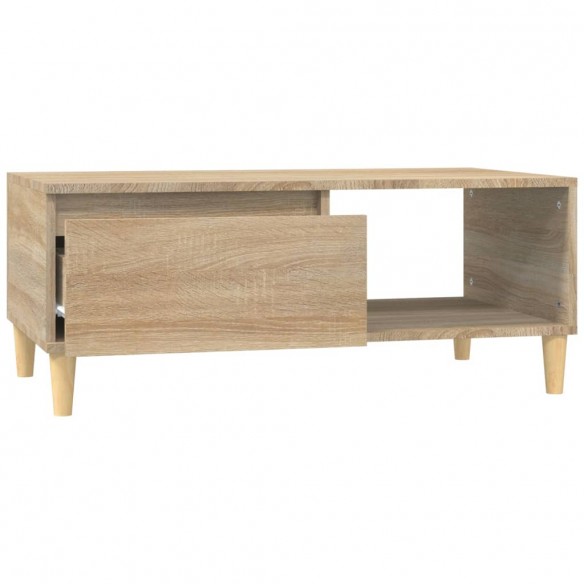 Table basse Chêne sonoma 90x50x36,5 cm Bois d'ingénierie