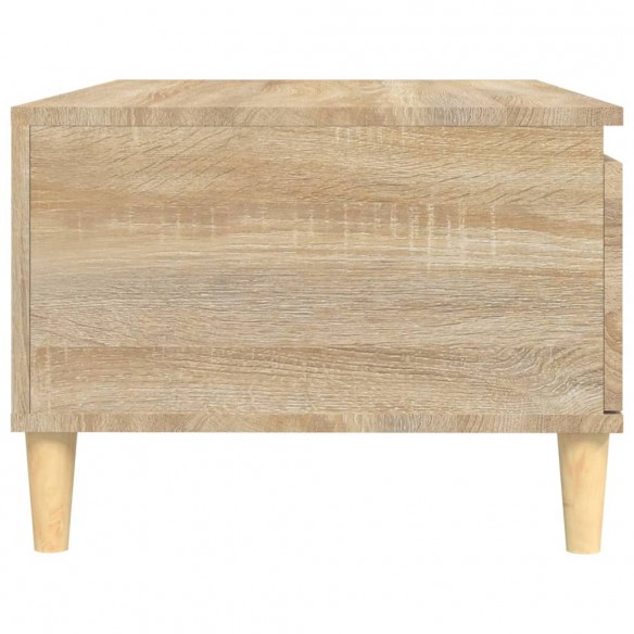 Table basse Chêne sonoma 90x50x36,5 cm Bois d'ingénierie