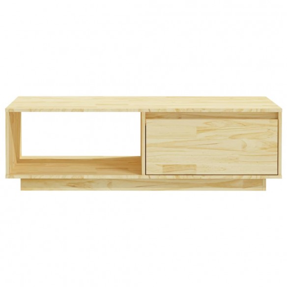 Table basse 110x50x33,5 cm bois de pin massif