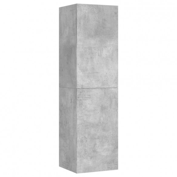 Meubles TV 2 pcs Gris béton 30,5x30x110 cm Aggloméré