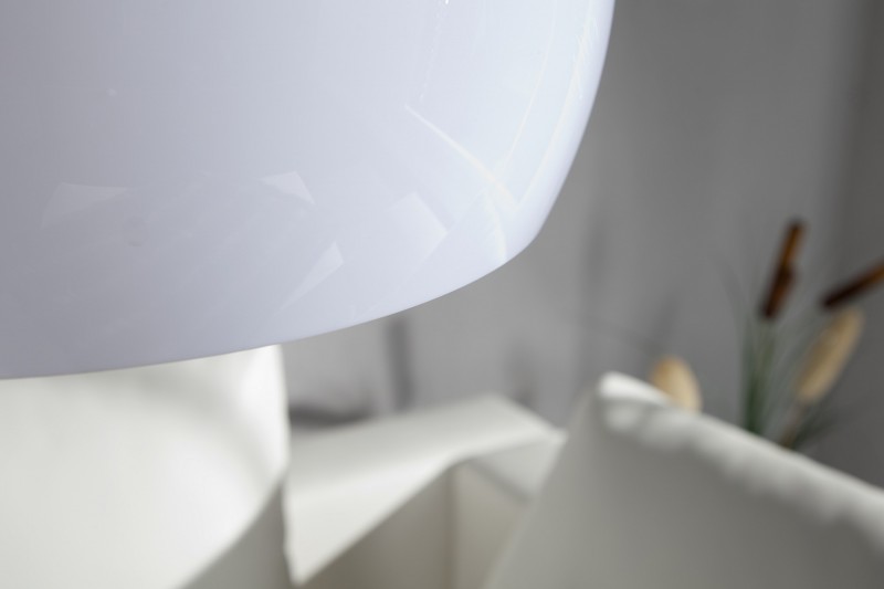 Lampadaire extensible 175-205cm coloris blanc