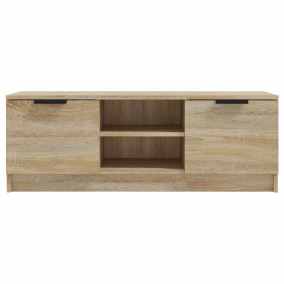 Meuble TV Chêne sonoma 102x35x36,5 cm Bois d'ingénierie