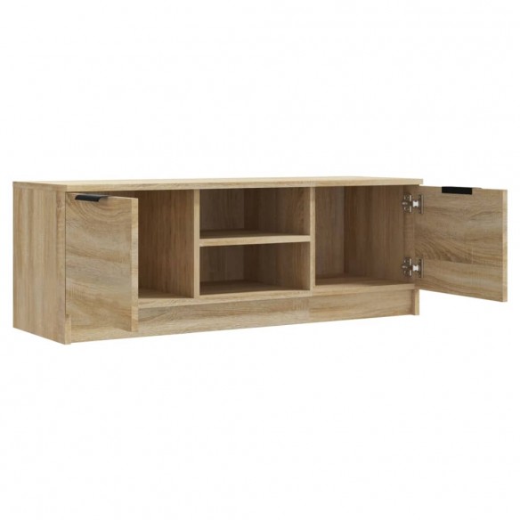 Meuble TV Chêne sonoma 102x35x36,5 cm Bois d'ingénierie