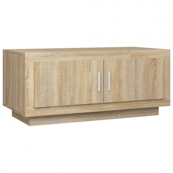 Table basse Chêne sonoma 102x50x45 cm Bois d'ingénierie