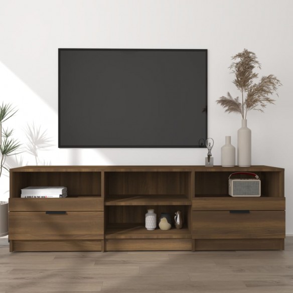 Meuble TV Chêne marron 150x33,5x45 cm Bois d'ingénierie