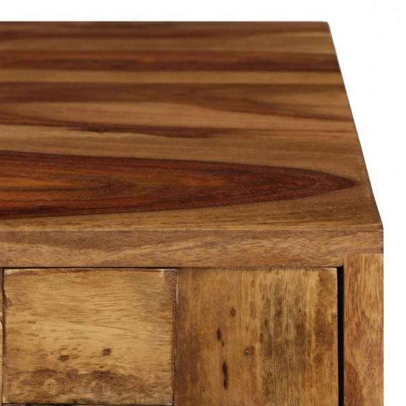 Table basse Bois Sesham massif avec finition miel 110x50x37 cm