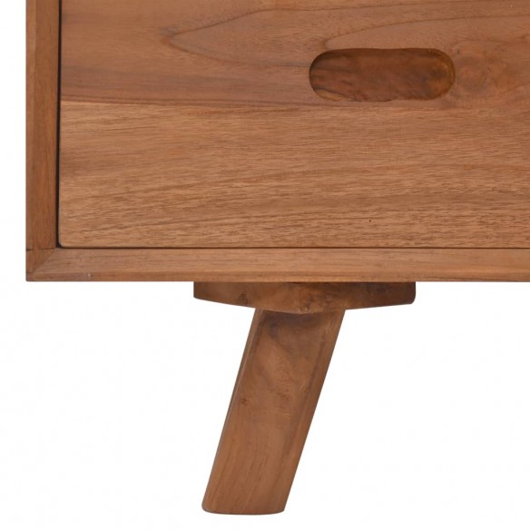 Meuble TV 110x30x45 cm Bois de teck massif