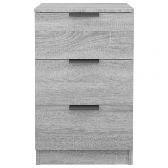 Table de chevet Sonoma gris 40x36x65 cm