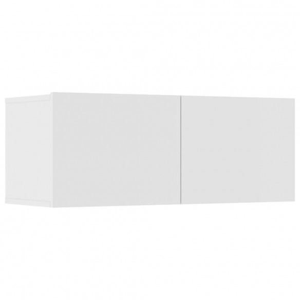 Meubles TV 4 pcs Blanc 80x30x30 cm Bois d'ingénierie