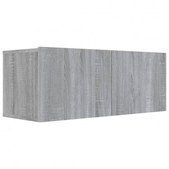 Meuble TV Sonoma gris 80x30x30 cm Bois d'ingénierie